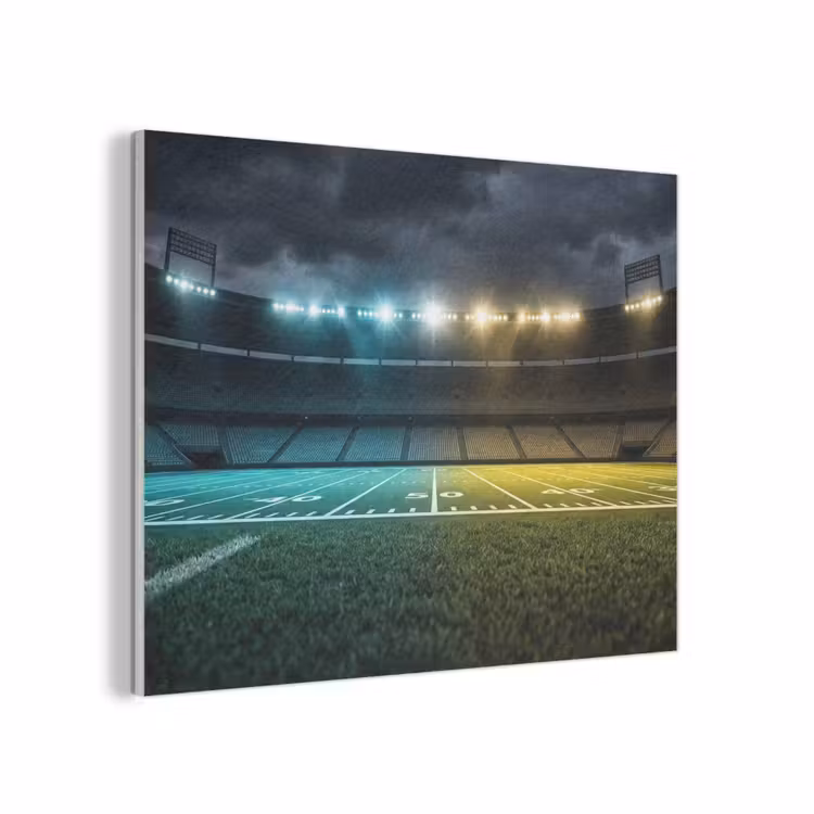 Voetbal - Stadion - Nacht - Modern PET vilt klein -3d