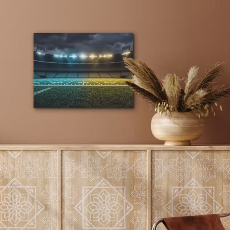 Voetbal - Stadion - Nacht - Modern PET vilt klein -sfeer4