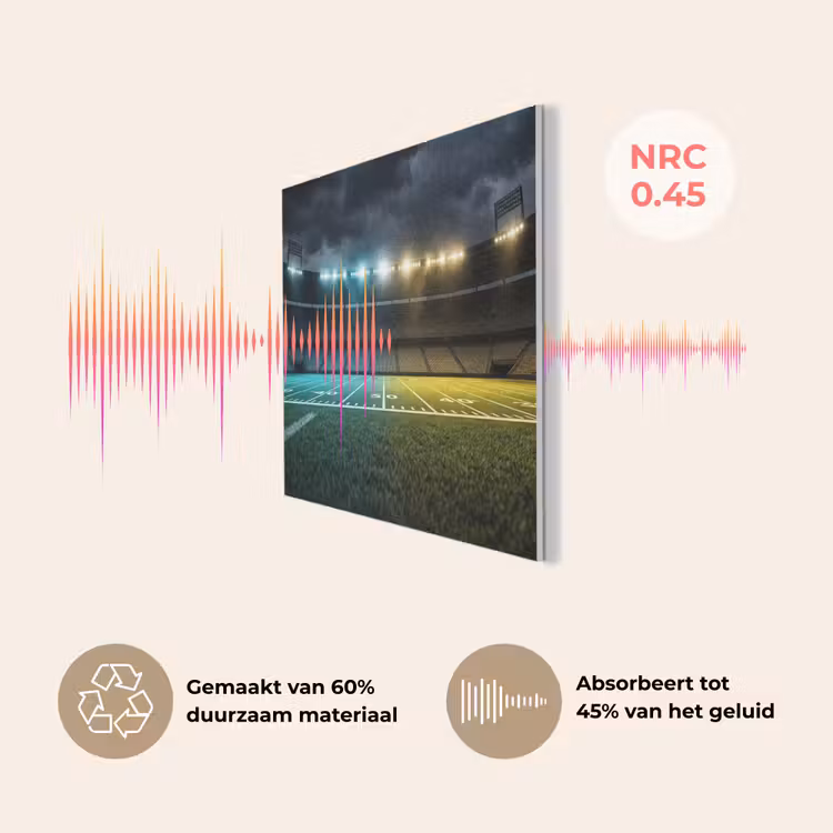 Voetbal - Stadion - Nacht - Modern PET vilt klein -USP_NL