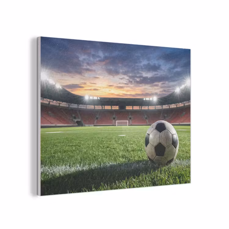Voetbal - Stadion - Sport - Groen PET vilt klein -3d