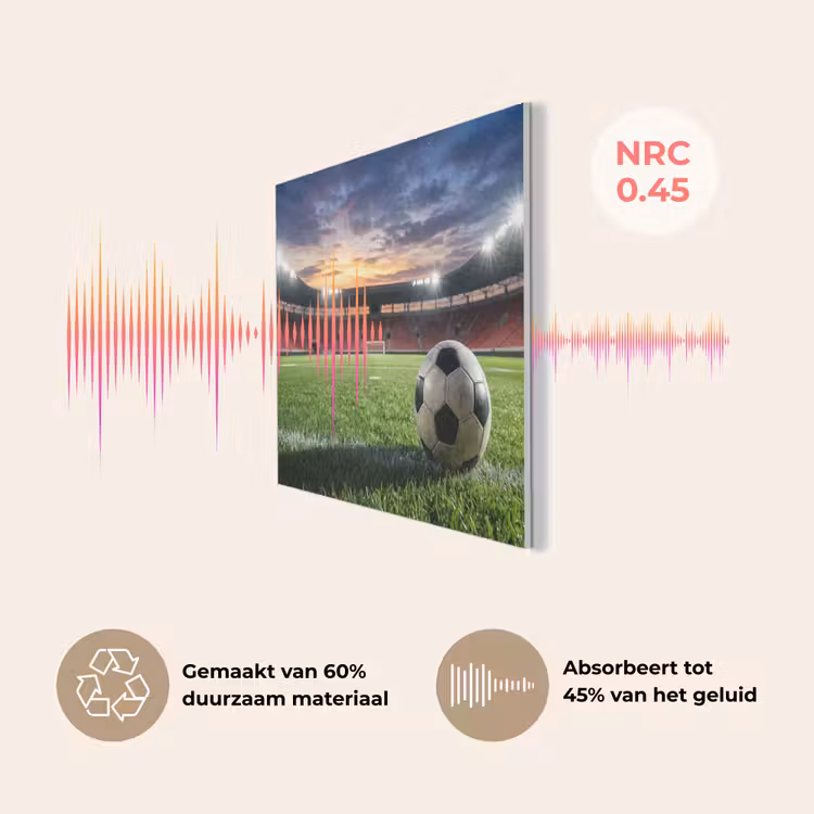 Voetbal - Stadion - Sport - Groen PET vilt klein -USP_NL
