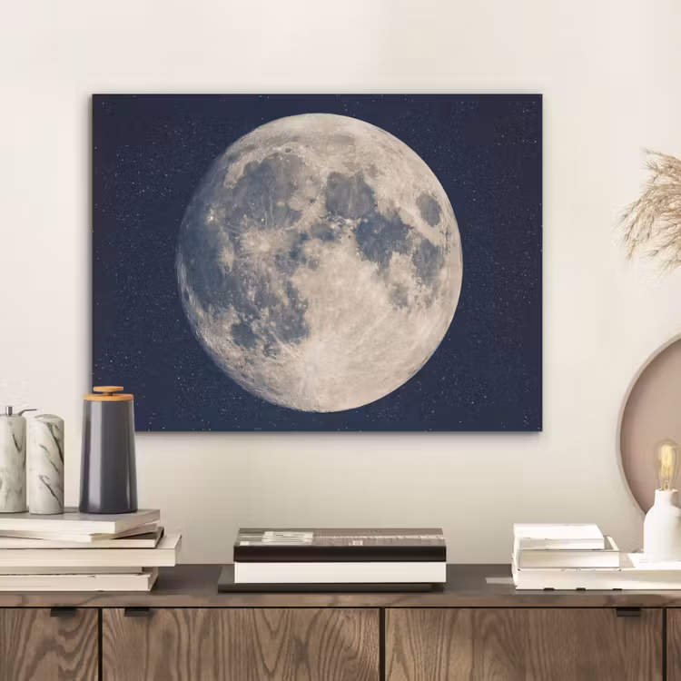 Ruimte - Maan - Kosmos PET vilt klein -sfeer1