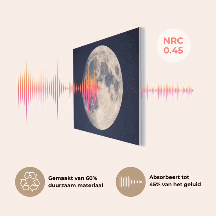 Ruimte - Maan - Kosmos PET vilt klein -USP_NL