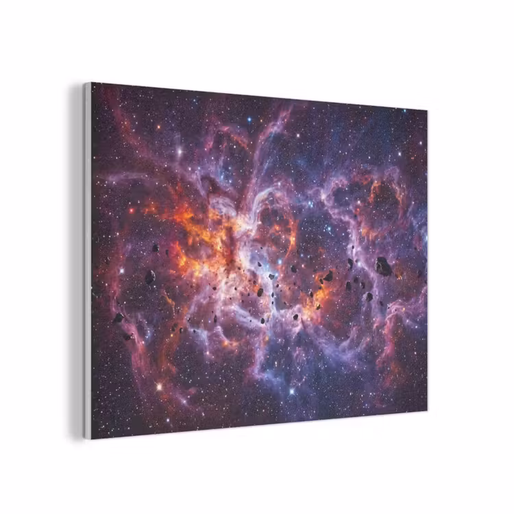 Space - Stars - Abstract - Colorful PET vilt klein -3d