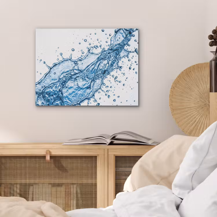 Spash - Water - Blauw PET vilt klein -sfeer3