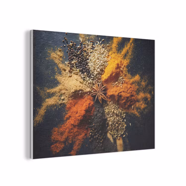 Specerijen - Explosie - Oranje PET vilt klein -3d