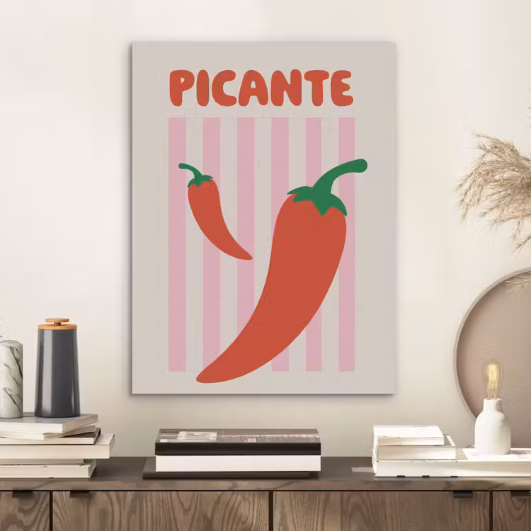 Pittig - Pepers - Rood PET vilt klein -sfeer1