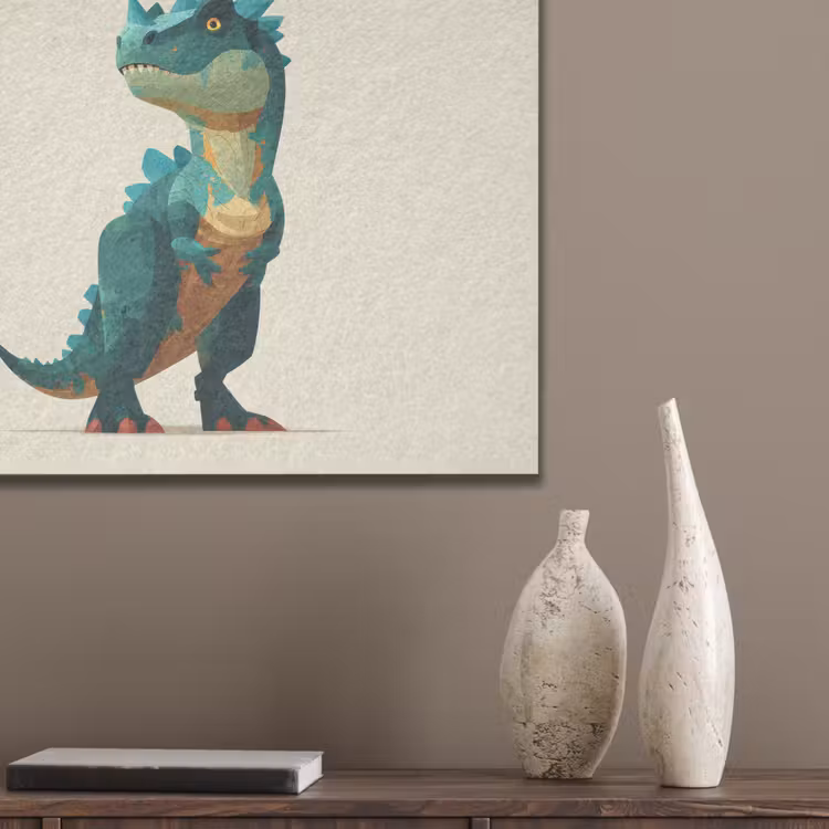 Stekels - Dino - Blauw - Gespierd PET vilt klein -sfeer6_closeup
