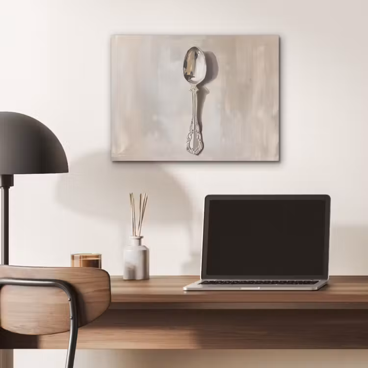 Lepel - Verf - Zilver PET vilt klein -sfeer5