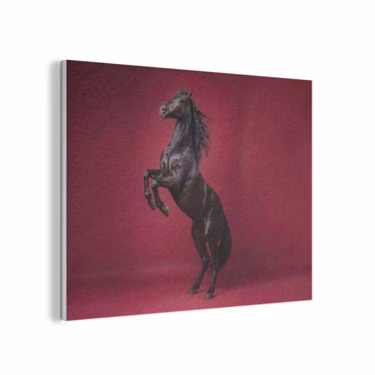Hengst - Steigert - Rood PET vilt klein -3d