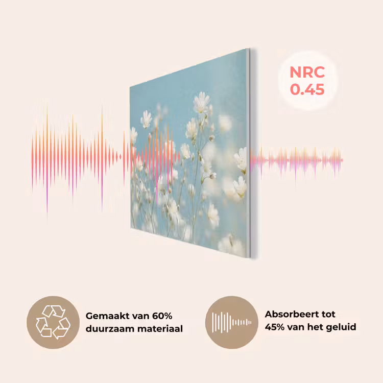 Stengels - Bloemen - Lucht - Wit PET vilt klein -USP_NL