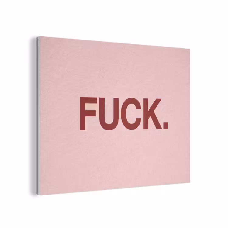 Statement - Krachtig - Roze PET vilt klein -3d