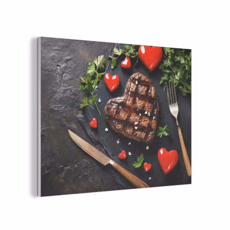 Steak - Hart - Bestek PET vilt klein -3d