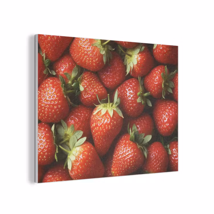 Aardbei - Fruit - Rood PET vilt klein -3d
