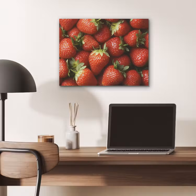 Aardbei - Fruit - Rood PET vilt klein -sfeer5