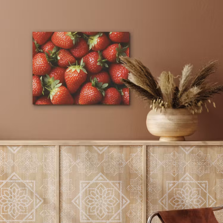 Aardbei - Fruit - Rood PET vilt klein -sfeer4