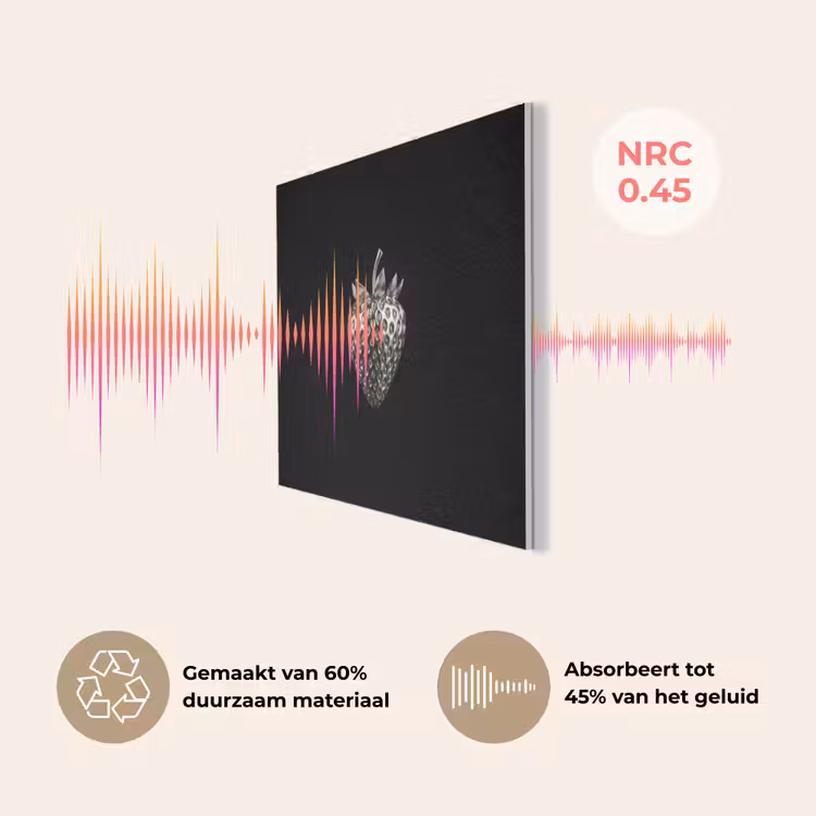 Aardbei - Zaadstructuur - Realistisch PET vilt klein -USP_NL