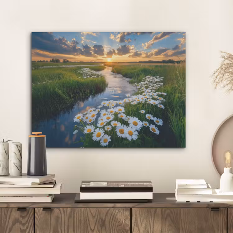 Beekje - Landschap - Margriet PET vilt klein -sfeer1