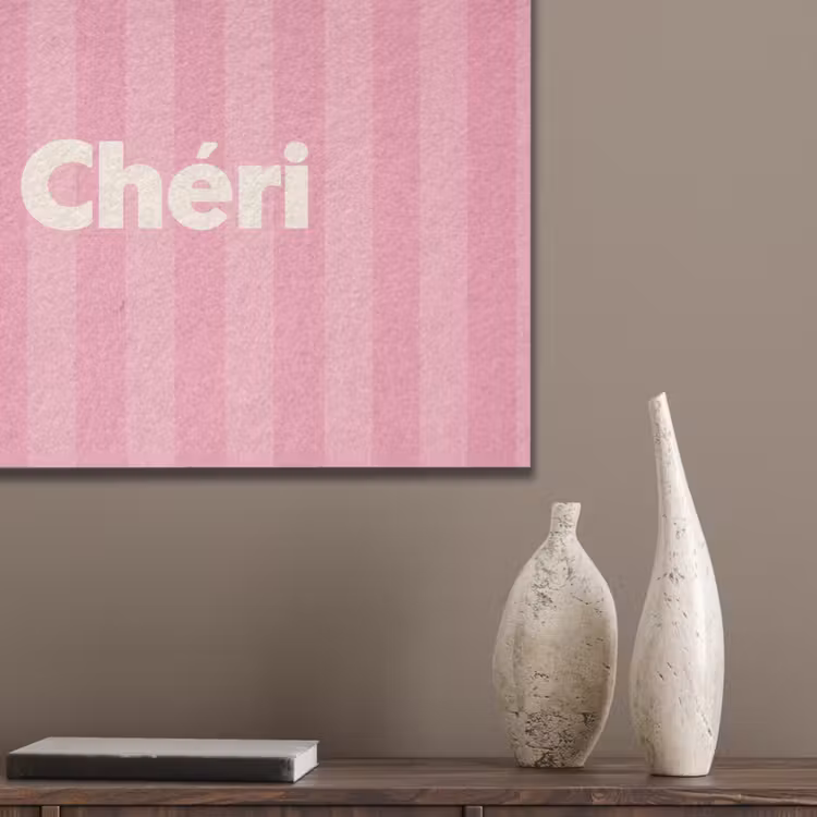 Gestreept - Roze - Chéri PET vilt klein -sfeer6_closeup
