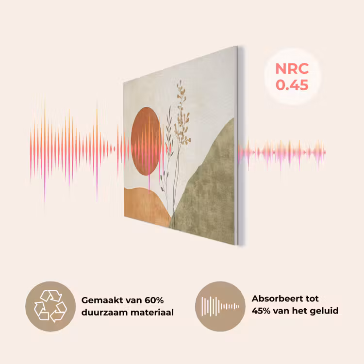 Zon - Abstract - Takken - Oranje PET vilt klein -USP_NL