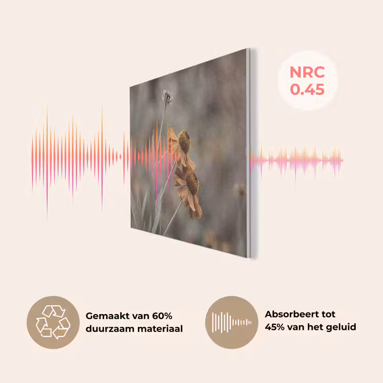 Zonnehoed - Droogbloemen - Geel - Warm PET vilt klein -USP_NL