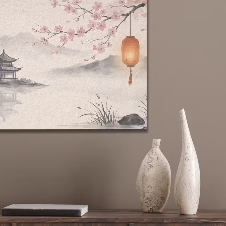 Zon - Japans - Traditioneel PET vilt klein -sfeer6_closeup
