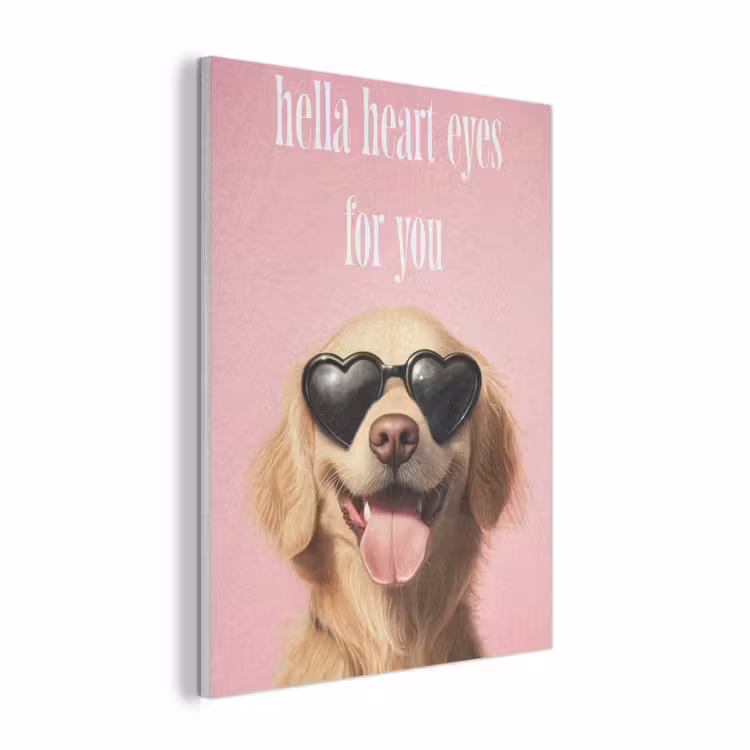 Zonnebril - Hartjes - Hond - Valentijn PET vilt klein -3d