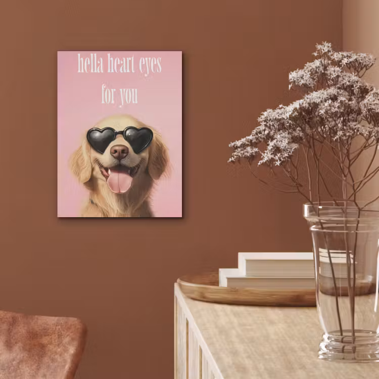 Zonnebril - Hartjes - Hond - Valentijn PET vilt klein -sfeer4