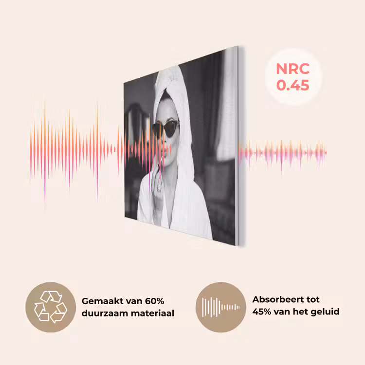 Zonnebril - Vrouw - Zwart - Wit PET vilt klein -USP_NL