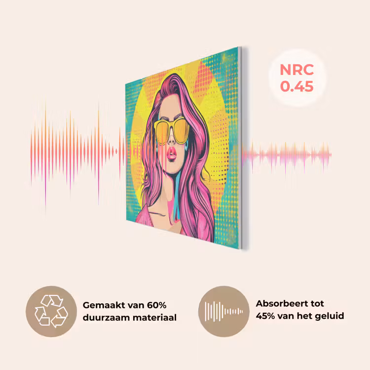 Zonnebril - Vrouw - Zonnig - Geel PET vilt klein -USP_NL