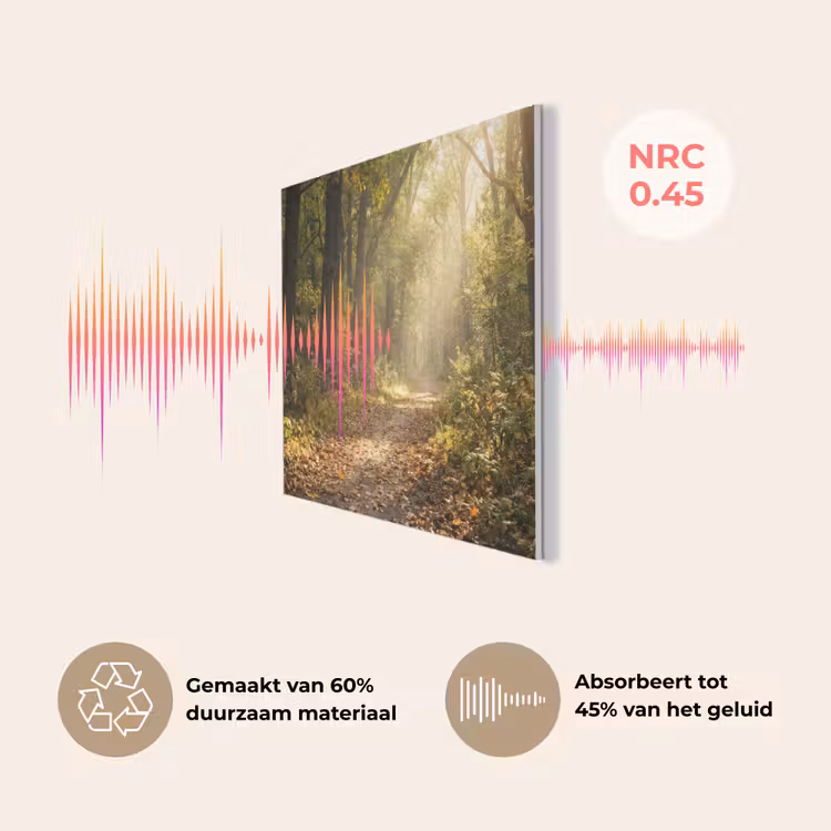 Zonlicht - Bospad - Bomen PET vilt klein -USP_NL