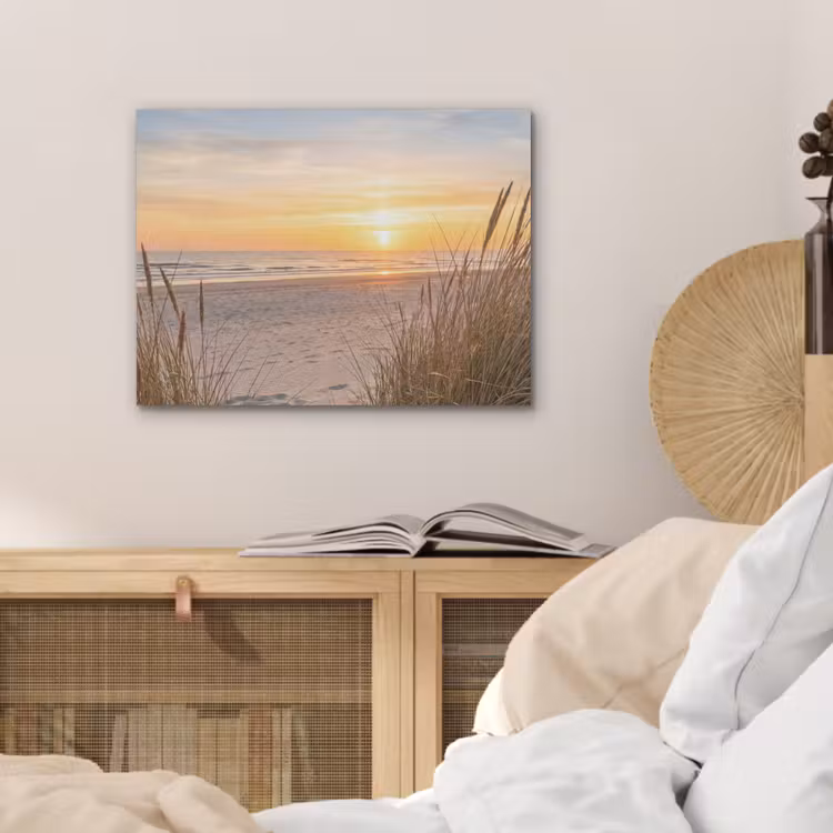 Zonsondergang - Duinen - Zee PET vilt klein -sfeer3