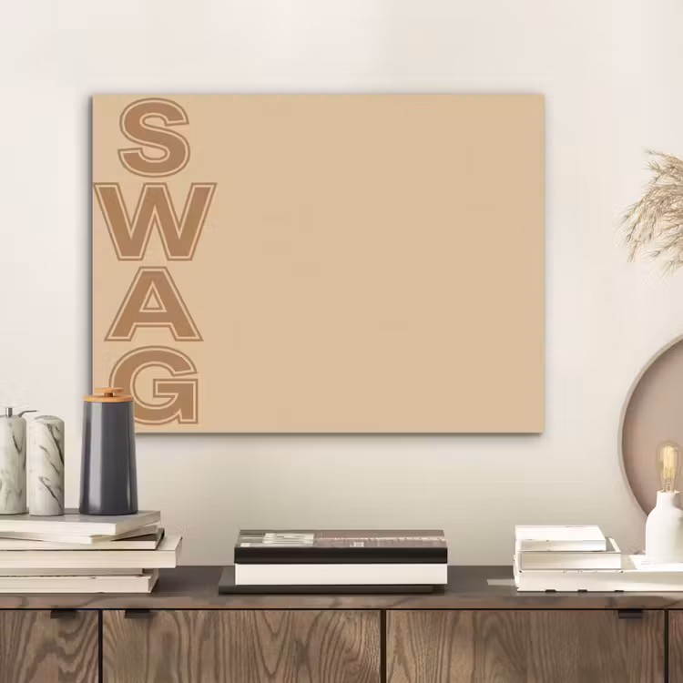 Swag - Bruin - Beige PET vilt klein -sfeer1