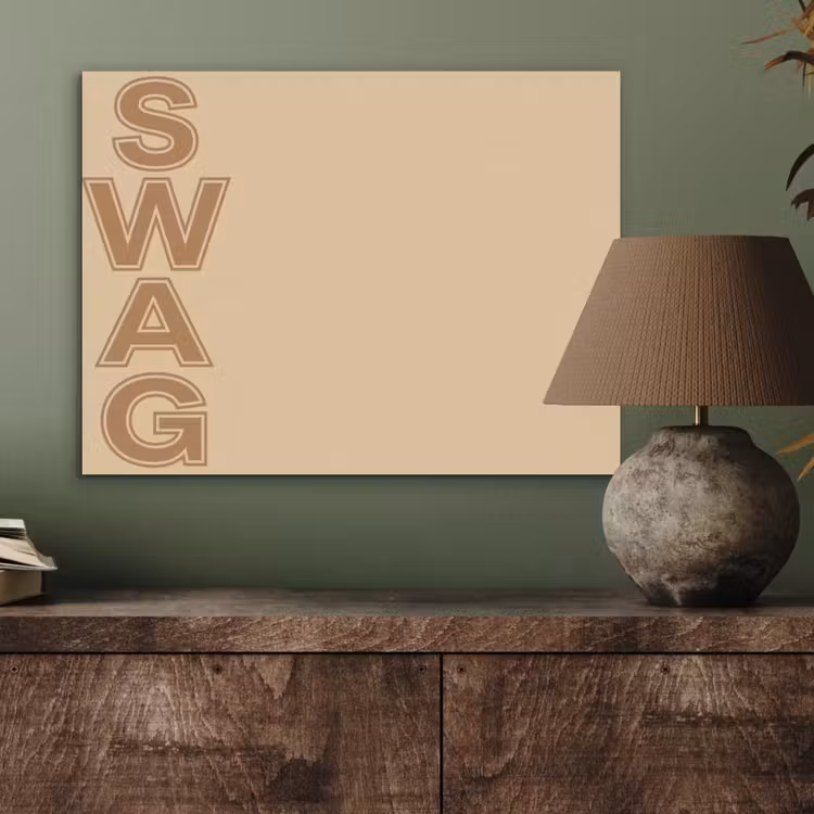 Swag - Bruin - Beige PET vilt klein -sfeer2