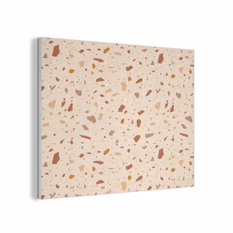 Terrazzo - Patroon - Kleurrijk - Steen PET vilt klein 837 -3d