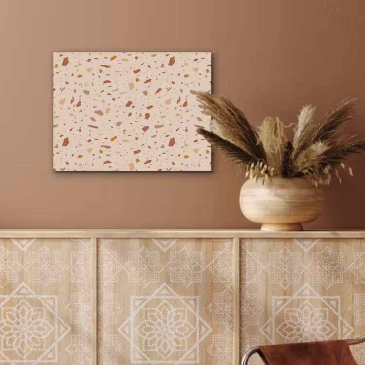 Terrazzo - Patroon - Kleurrijk - Steen PET vilt klein 837 -sfeer4