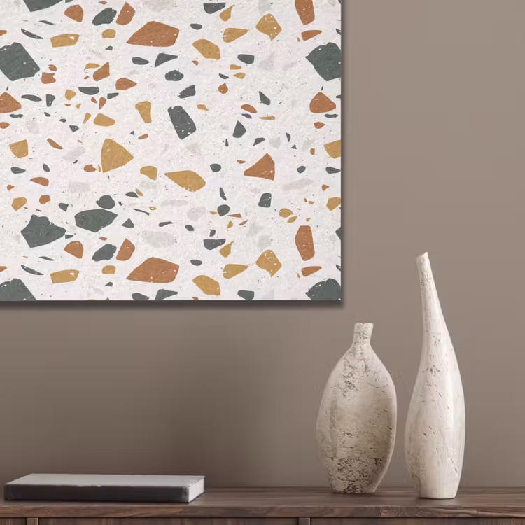 Terrazzo - Patroon - Wit - Terra PET vilt klein 837 -sfeer6_closeup