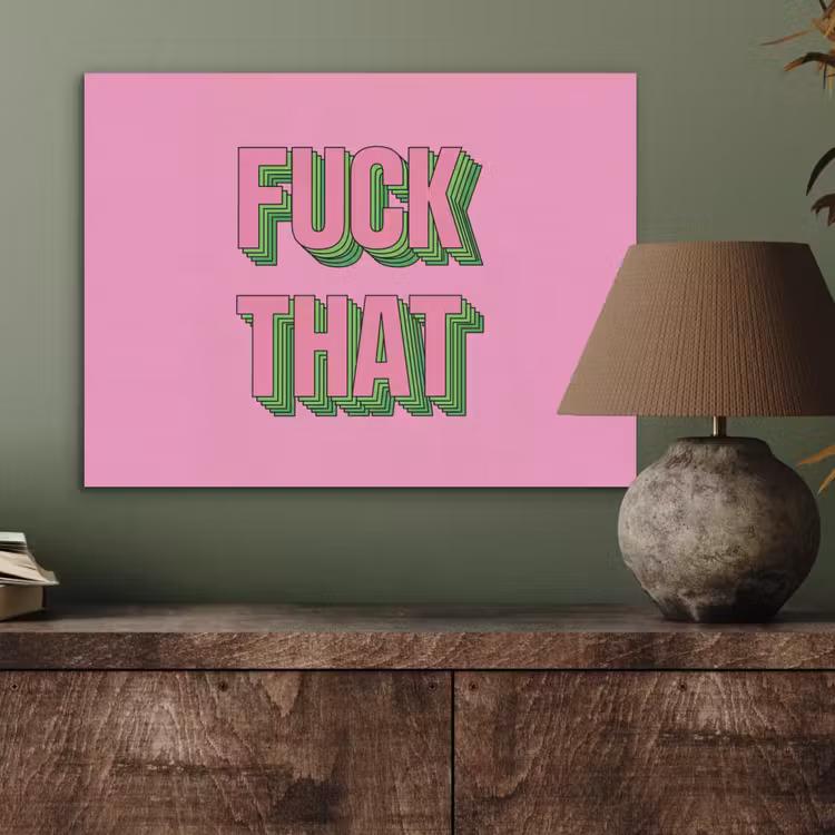 Tekst - Bold - Roze PET vilt klein -sfeer2