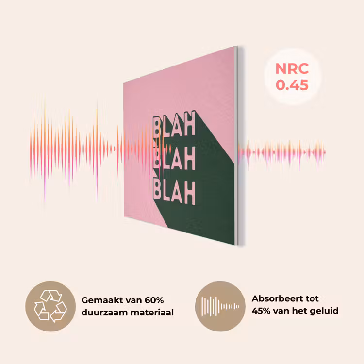 Tekst - Grafisch - Groen - Schaduw PET vilt klein -USP_NL