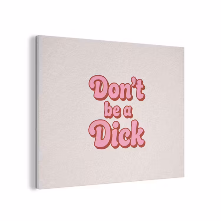 Tekst - Boodschap - Roze PET vilt klein -3d