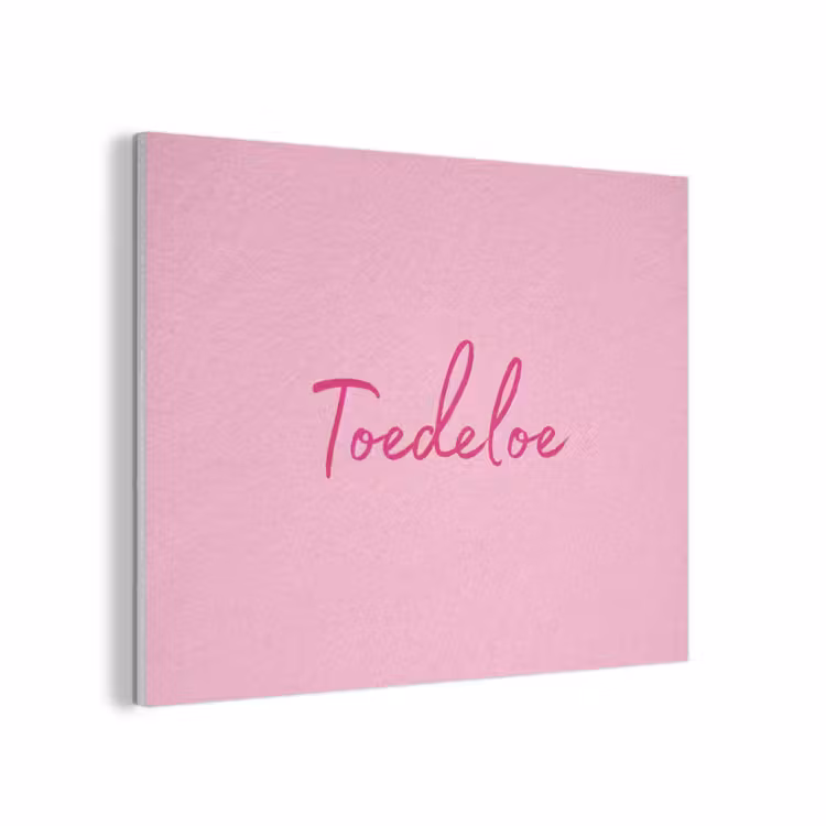 Toedeloe - Roze - Minimalistisch PET vilt klein -3d