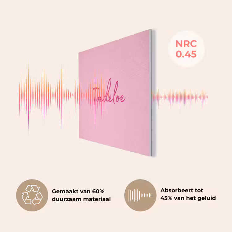 Toedeloe - Roze - Minimalistisch PET vilt klein -USP_NL