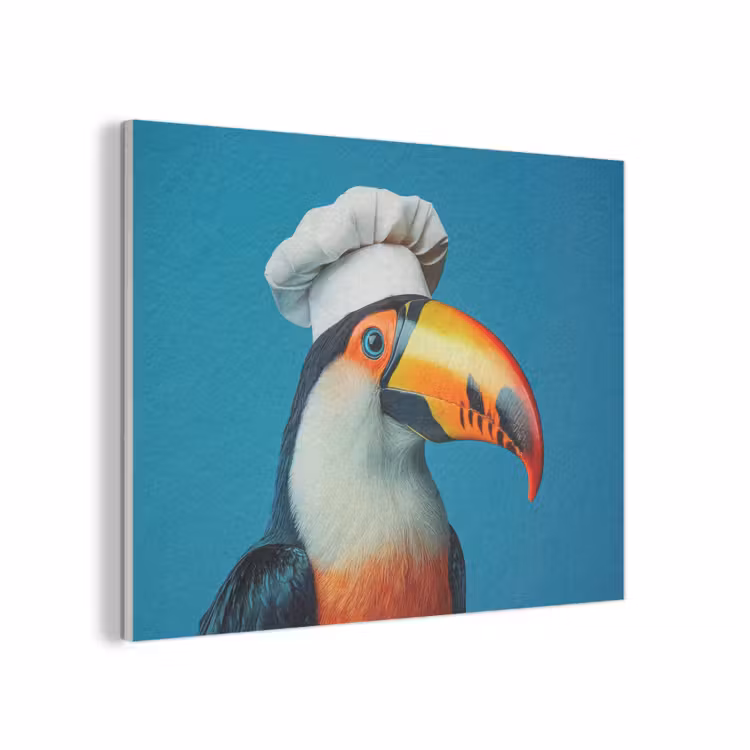 Toekan - Papegaai - Vogel - Koksmuts PET vilt klein -3d