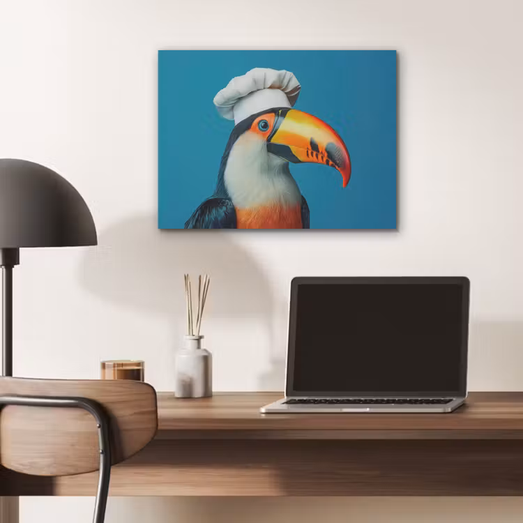 Toekan - Papegaai - Vogel - Koksmuts PET vilt klein -sfeer5