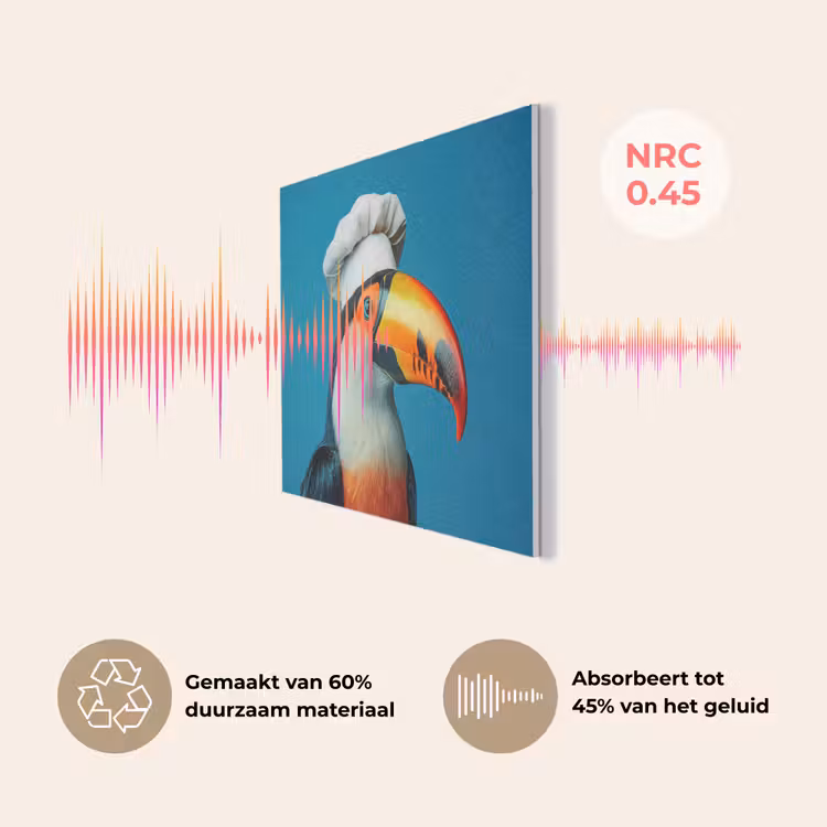 Toekan - Papegaai - Vogel - Koksmuts PET vilt klein -USP_NL