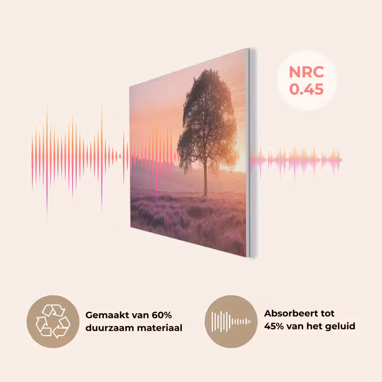 Boom - Heide - Zonsopgang PET vilt middel -USP_NL