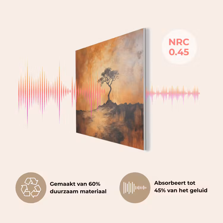 Boom - Landschap - Oranje PET vilt klein -USP_NL