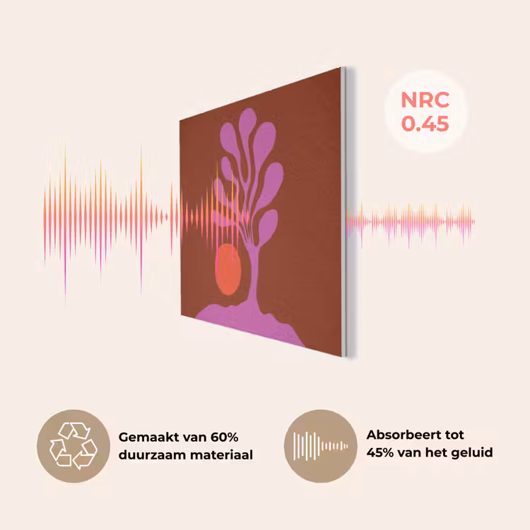 Boom - Paars - Cirkel - Vloeiend PET vilt klein -USP_NL
