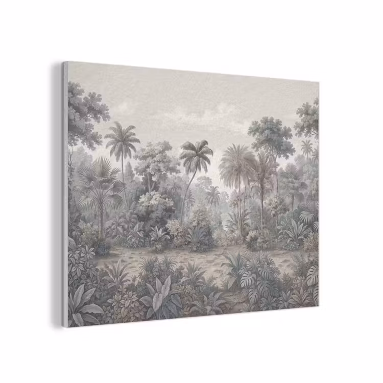 Tropisch - Landschap - Illustratie PET vilt klein -3d