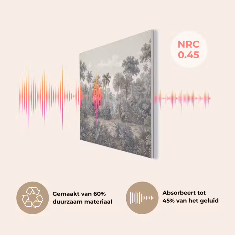 Tropisch - Landschap - Illustratie PET vilt klein -USP_NL